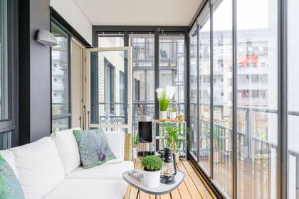 Balkong eller utsiktsbild