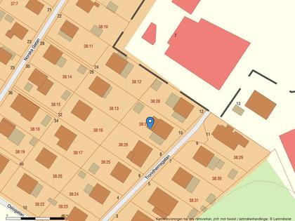 Illustrerad karta över fastigheten eller området