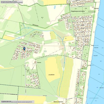 Illustrerad karta över fastigheten eller området