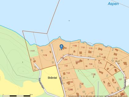 Illustrerad karta över fastigheten eller området