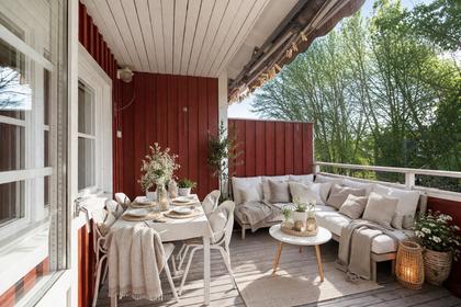 Balkong eller utsiktsbild