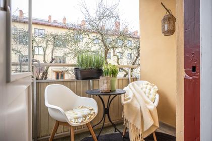 Balkong eller utsiktsbild