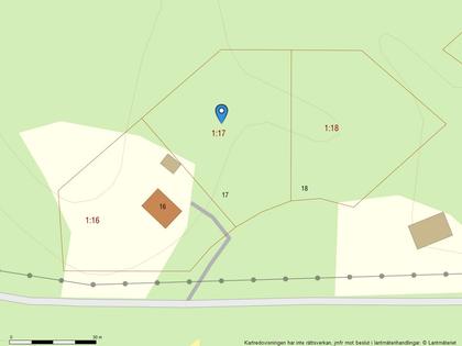 Illustrerad karta över fastigheten eller området