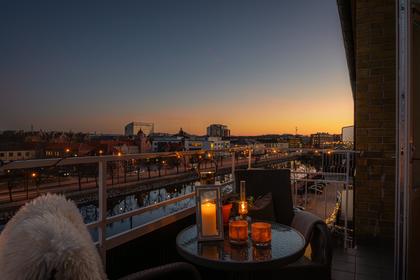 Balkong eller utsiktsbild