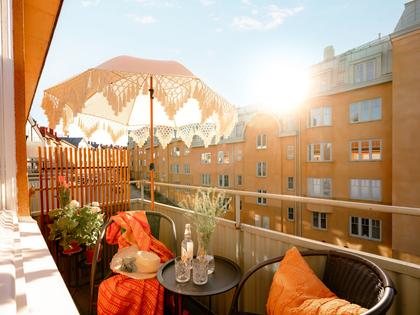 Balkong eller utsiktsbild