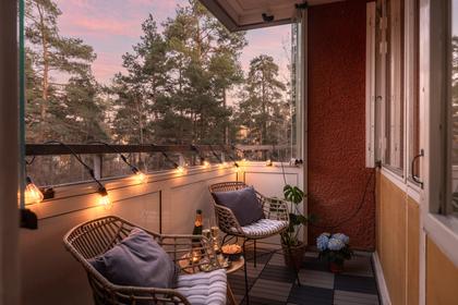 Balkong eller utsiktsbild