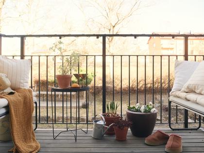 Balkong eller utsiktsbild