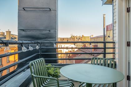 Balkong eller utsiktsbild