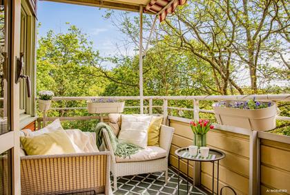 Balkong eller utsiktsbild