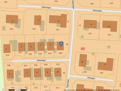 Illustrerad karta över fastigheten eller området