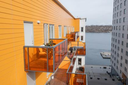 Balkong eller utsiktsbild