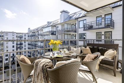 Balkong eller utsiktsbild