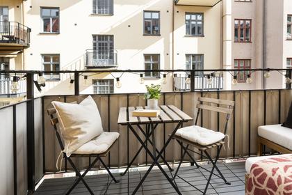 Balkong eller utsiktsbild