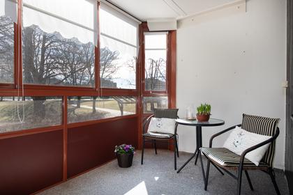 Balkong eller utsiktsbild