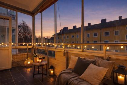 Balkong eller utsiktsbild