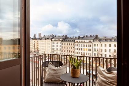 Balkong eller utsiktsbild