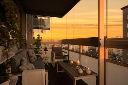 Balkong eller utsiktsbild