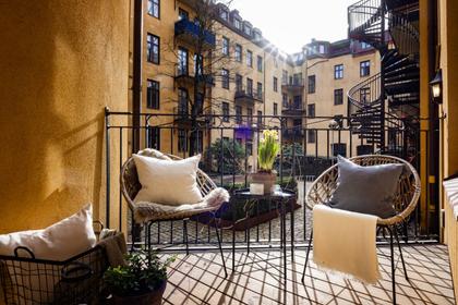 Balkong eller utsiktsbild