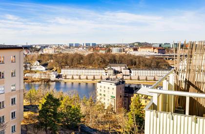 Balkong eller utsiktsbild