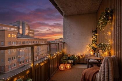 Balkong eller utsiktsbild