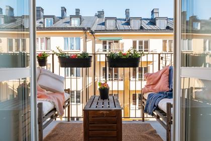 Balkong eller utsiktsbild