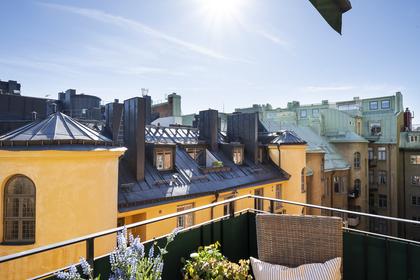 Balkong eller utsiktsbild