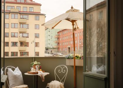 Balkong eller utsiktsbild