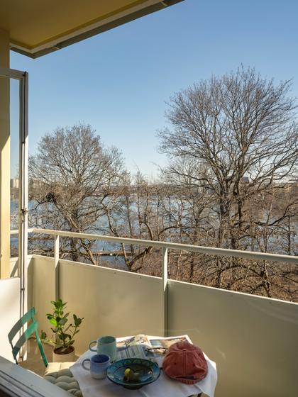 Balkong eller utsiktsbild