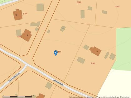 Illustrerad karta över fastigheten eller området