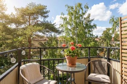 Balkong eller utsiktsbild