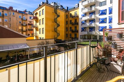 Balkong eller utsiktsbild