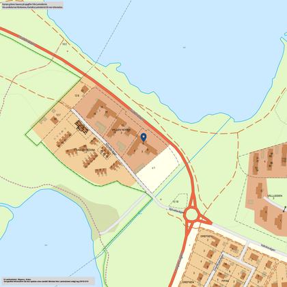 Illustrerad karta över fastigheten eller området