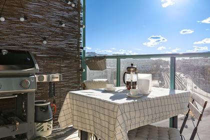 Balkong eller utsiktsbild