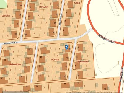 Illustrerad karta över fastigheten eller området