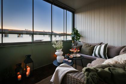 Balkong eller utsiktsbild