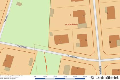 Illustrerad karta över fastigheten eller området