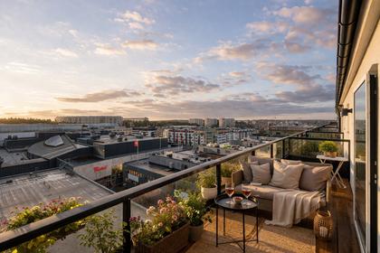 Balkong eller utsiktsbild