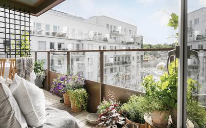 Balkong eller utsiktsbild