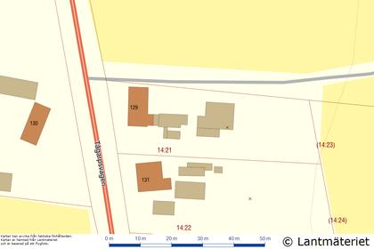 Illustrerad karta över fastigheten eller området