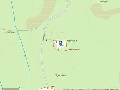 Illustrerad karta över fastigheten eller området