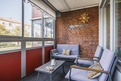 Balkong eller utsiktsbild