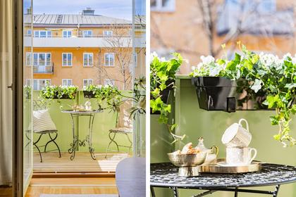 Balkong eller utsiktsbild