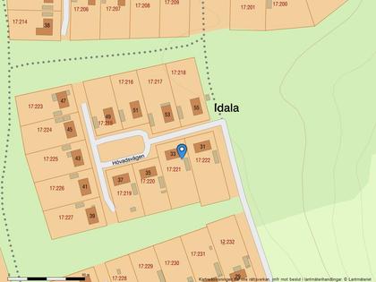 Illustrerad karta över fastigheten eller området