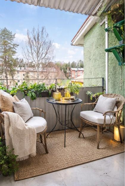 Balkong eller utsiktsbild