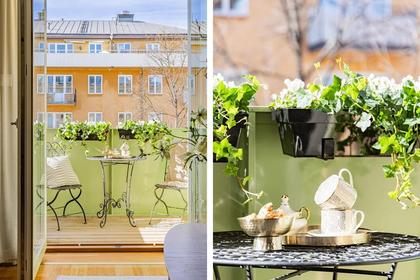 Balkong eller utsiktsbild