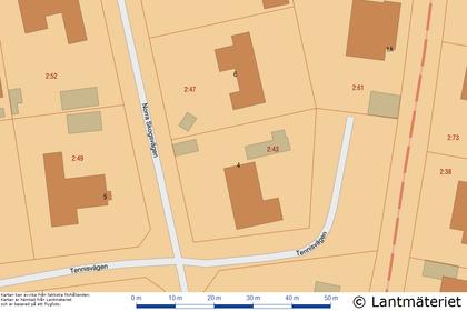 Illustrerad karta över fastigheten eller området