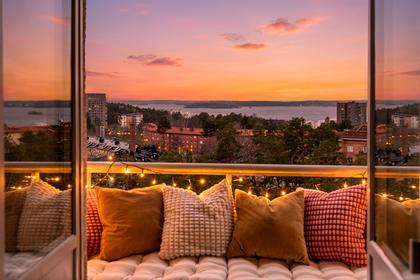 Balkong eller utsiktsbild