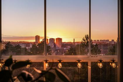 Balkong eller utsiktsbild