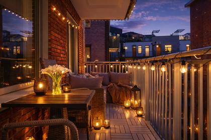 Balkong eller utsiktsbild