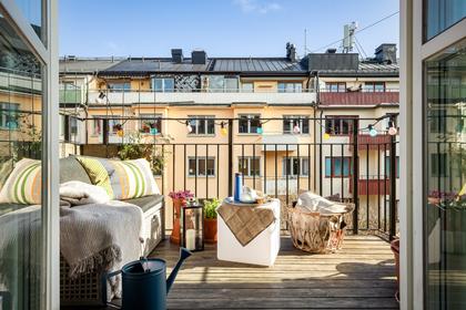 Balkong eller utsiktsbild